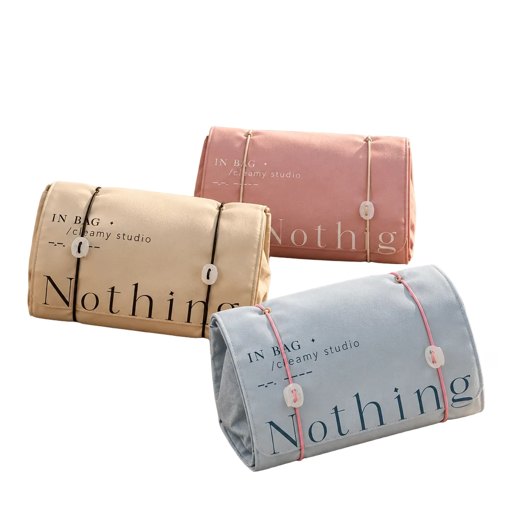4-in-1 Foldable Travel Toiletry Bag