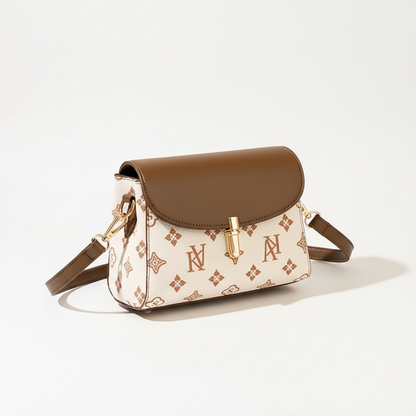 Elegant Color-Block Crossbody Bag