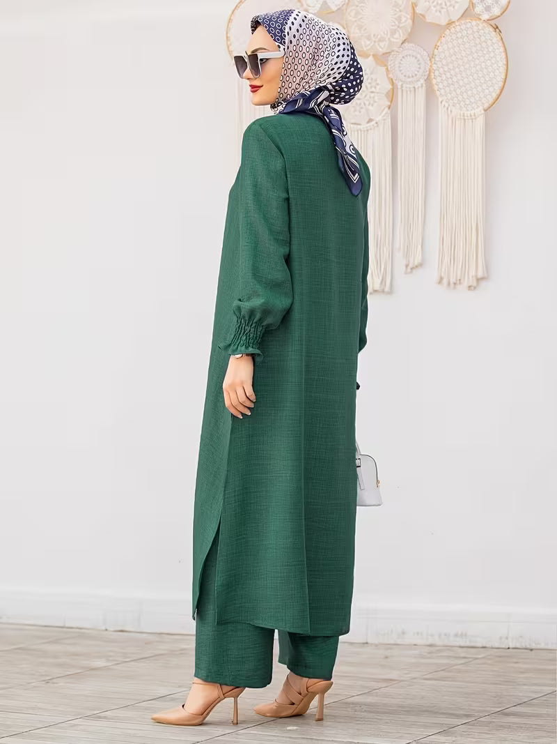 طقم بنطال كاجوال أنيق