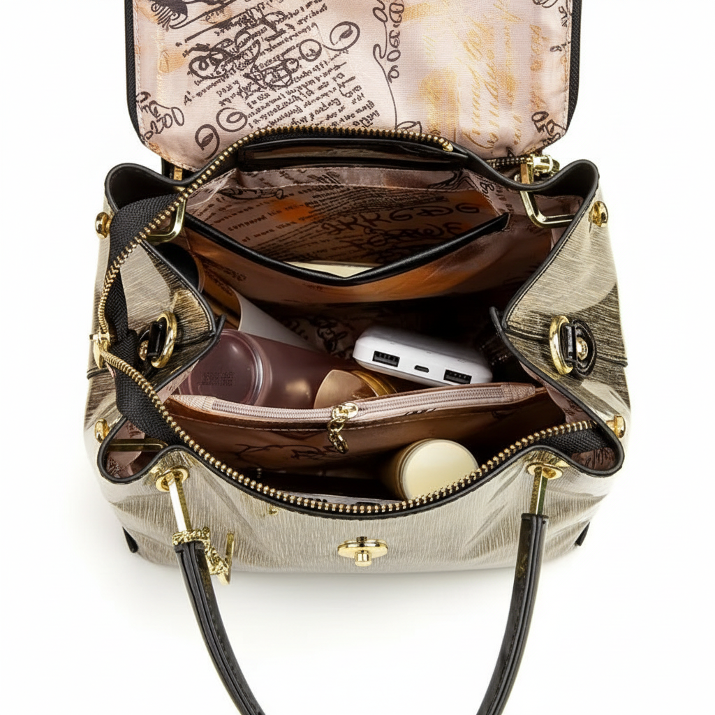 Luxury Vintage Patent Handbag