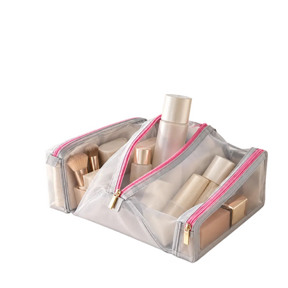 4-in-1 Foldable Travel Toiletry Bag