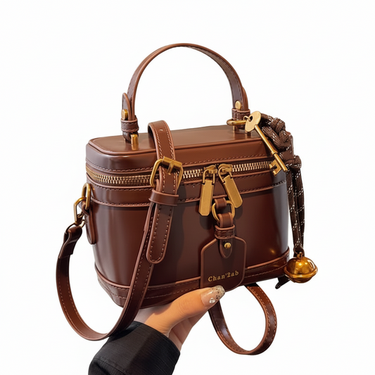 Elegant Retro Bell Pendant Crossbody Bag