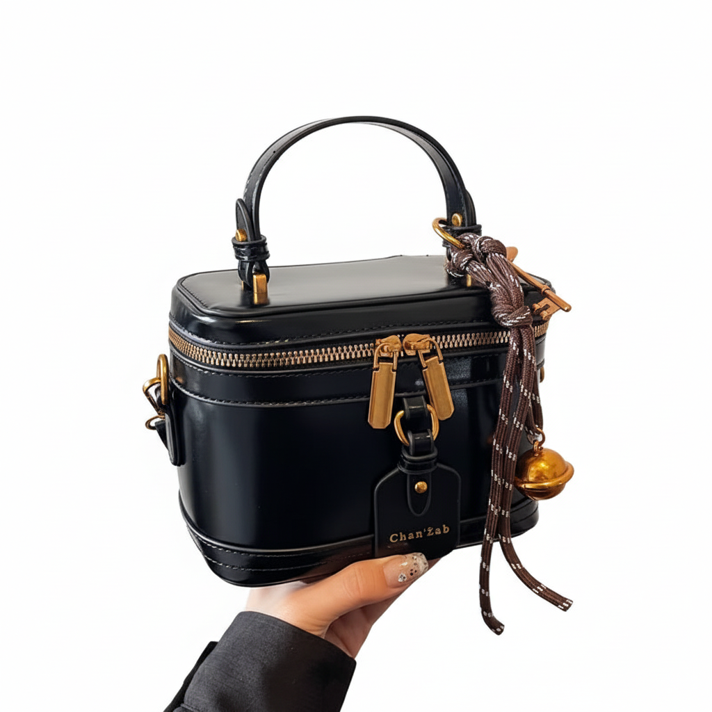 Elegant Retro Bell Pendant Crossbody Bag
