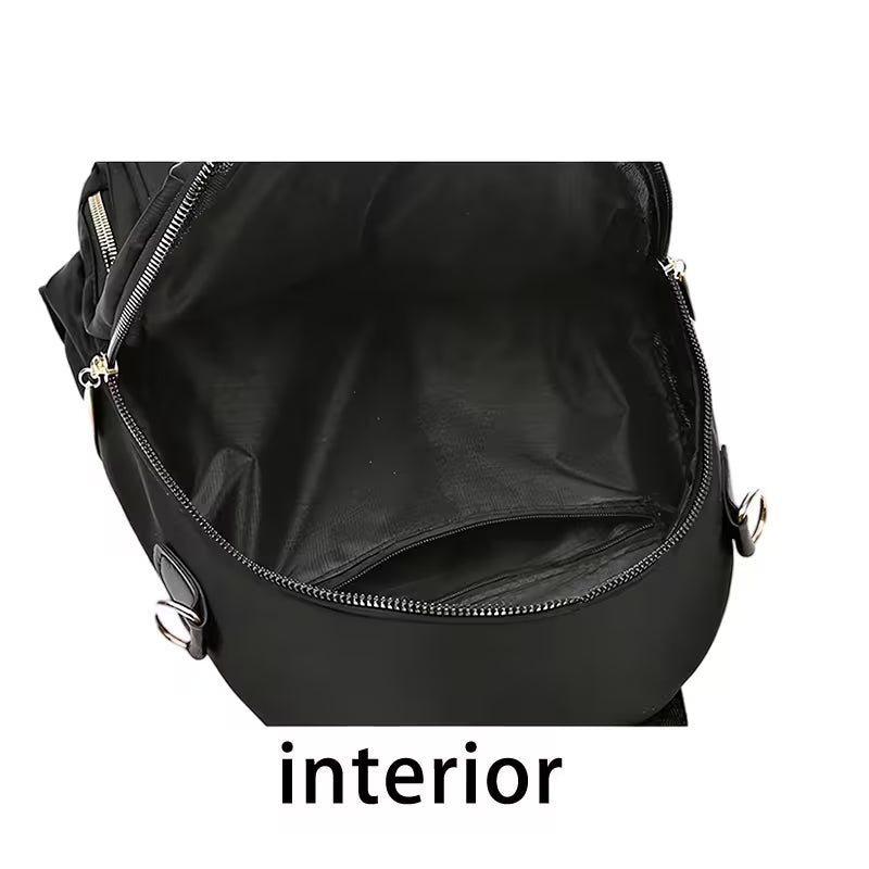 Printed Multi-Compartment Travel Backpack