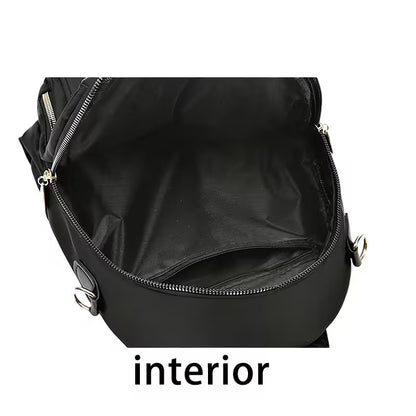 Printed Multi-Compartment Travel Backpack