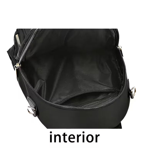 Printed Multi-Compartment Travel Backpack