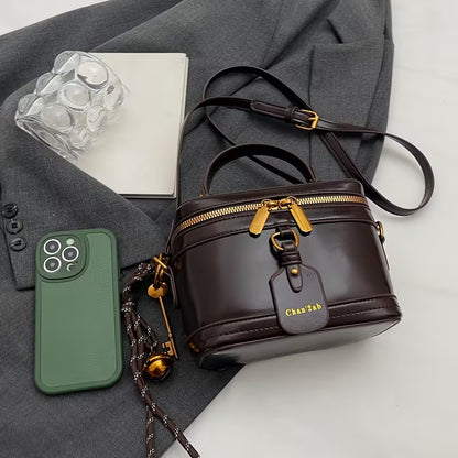 Elegant Retro Bell Pendant Crossbody Bag