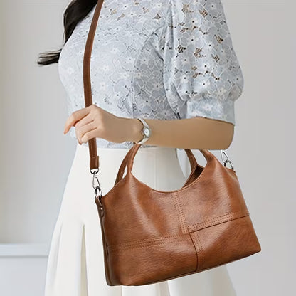 Vintage Soft Stitching Crossbody Bag