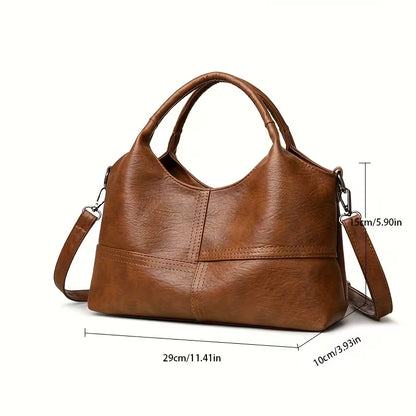 Vintage Soft Stitching Crossbody Bag