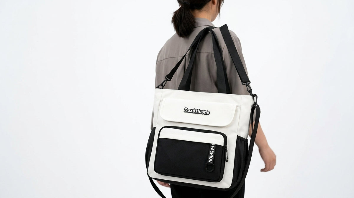 Capacity Lightweight Nylon Crossbody Tote Bag Easy Japanese All-Match Literary Student.