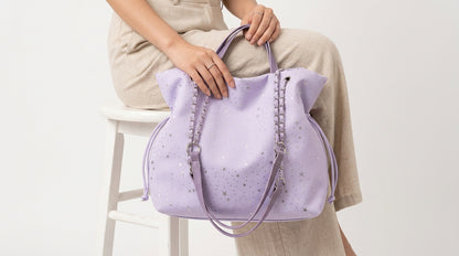 Beige Floral And Butterfly Pattern Print Women'S Shoulder Bag, Crossbody Bag HandBackpack Dual-Use
