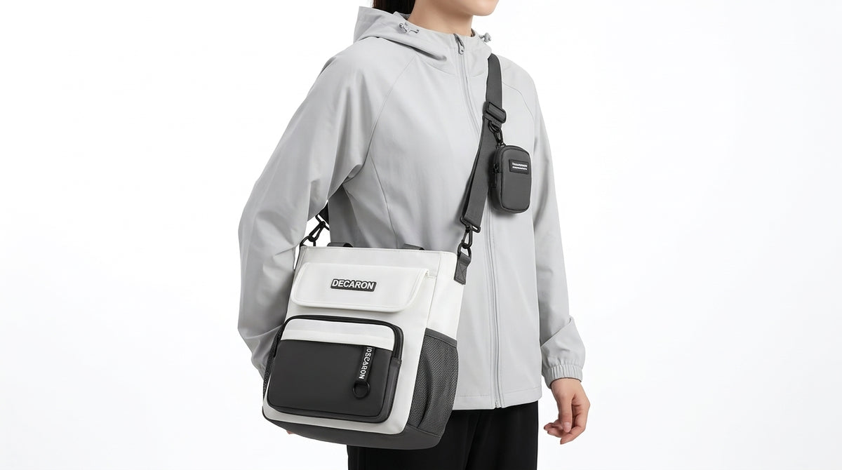Capacity Lightweight Nylon Crossbody Tote Bag Easy Japanese All-Match Literary Student.