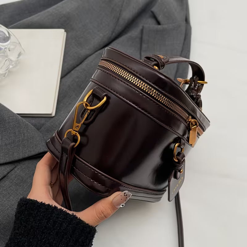 Elegant Retro Bell Pendant Crossbody Bag