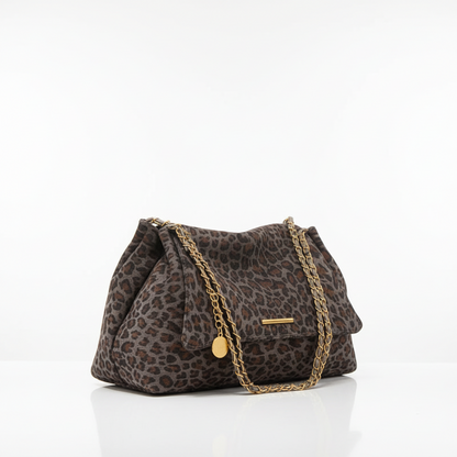 Trendy Leopard Print Crossbody Bag