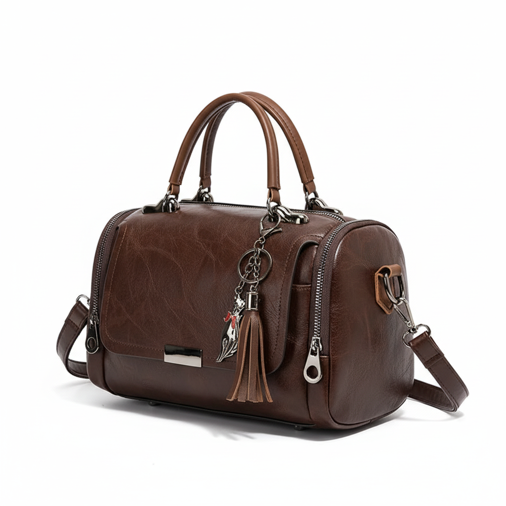 Vintage Boston Tassel Handbag