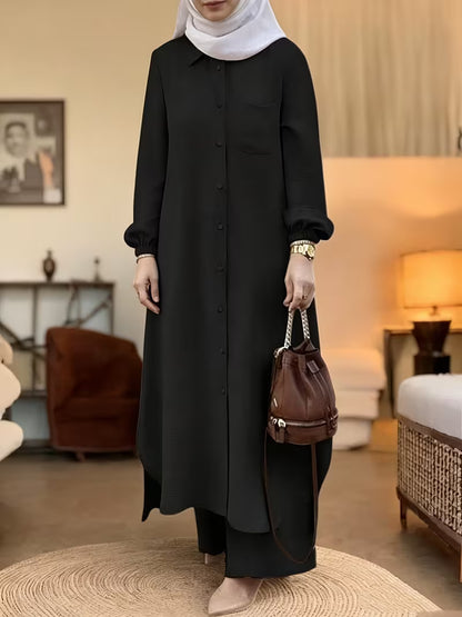 Arabian Two-Piece Shirt & Pants Set