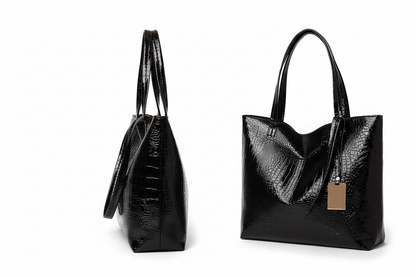 Retro Crocodile Pattern Tote Bag