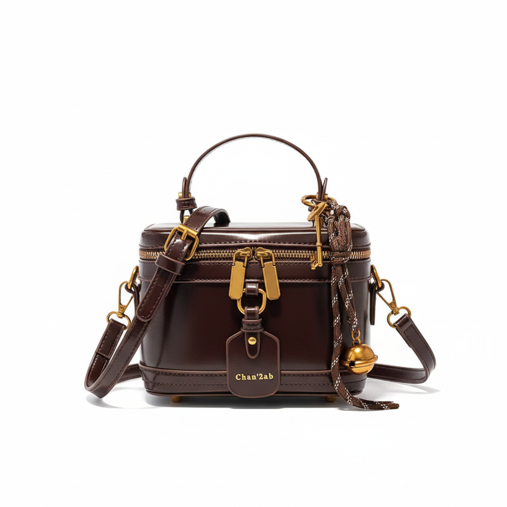 Elegant Retro Bell Pendant Crossbody Bag