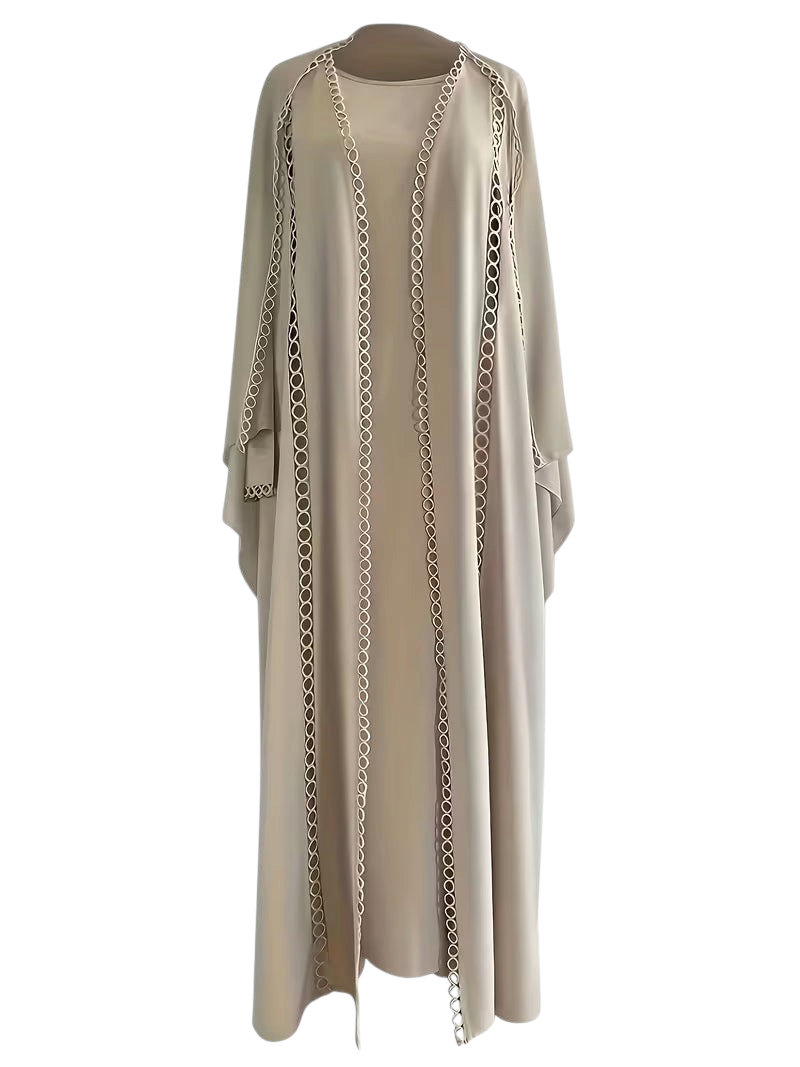 Elegant Embroidered Abaya