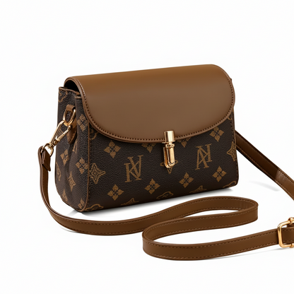 Elegant Color-Block Crossbody Bag
