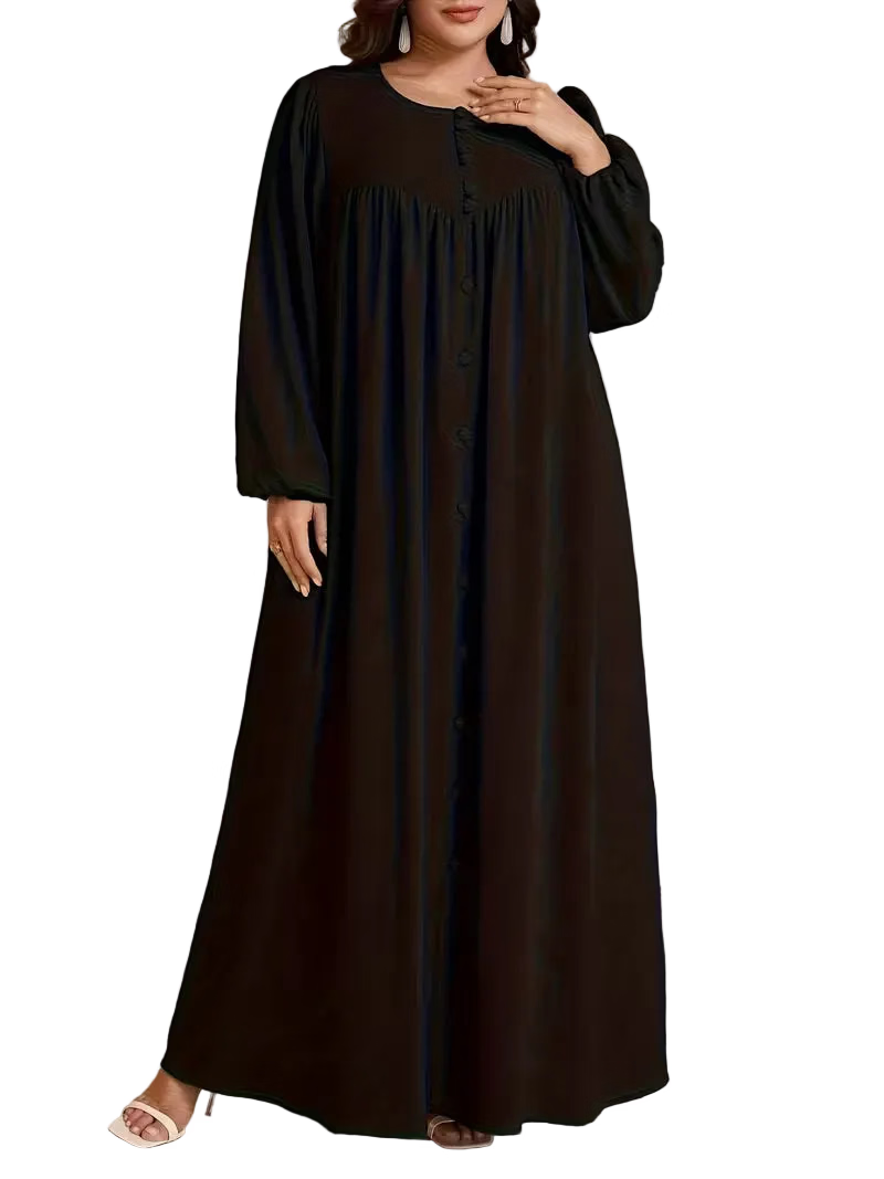 Plus Size Elegant Long Sleeve Dress