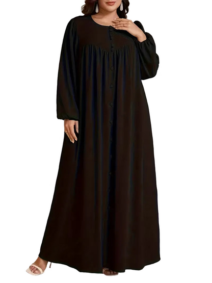 Plus Size Elegant Long Sleeve Dress