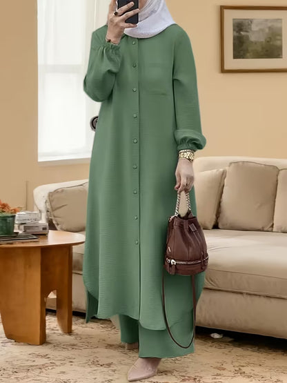 Arabian Two-Piece Shirt & Pants Set